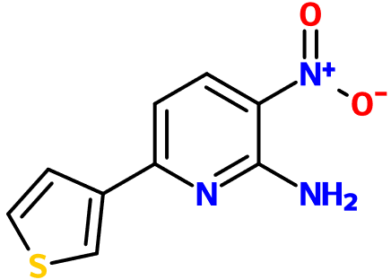 (image for) MC004561 3-Nitro-6-(thiophen-3-yl)pyridin-2-amine